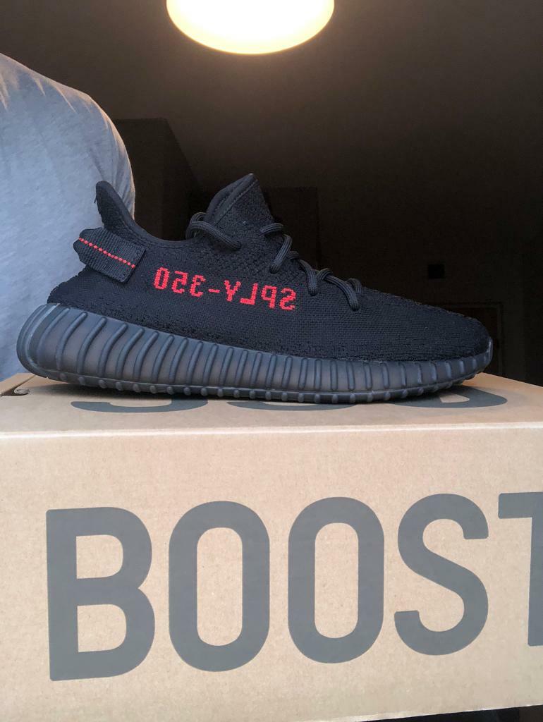 Buy Best Quality UA Yeezy Boost 350 V2 Bred Black Red